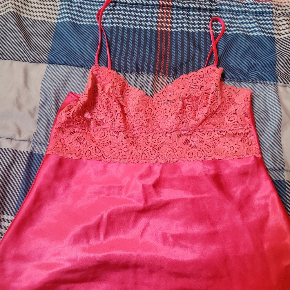 Pink lingere top